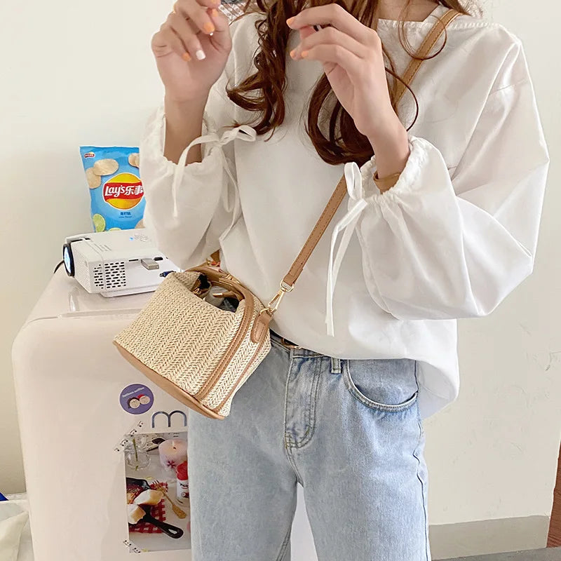 Solara Woven Beach Tote