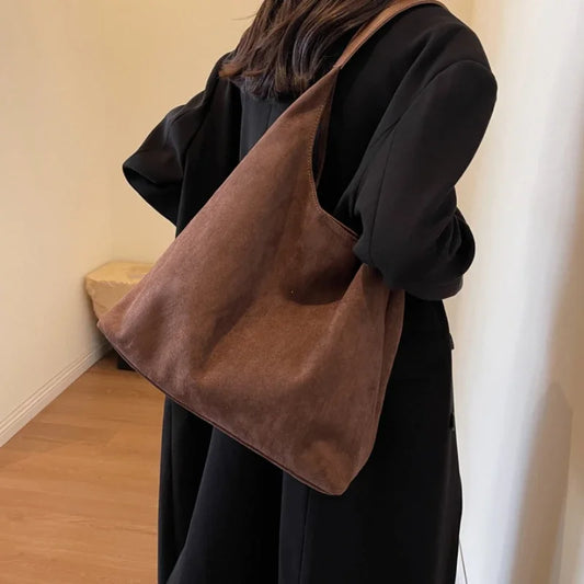Seraphine Suede Commuter Bag